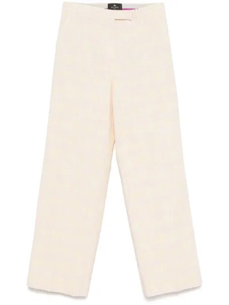 Pantaloni Etro galben