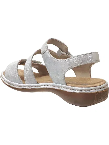 Pantofi Rieker argintiu
