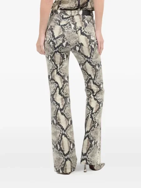 Pantaloni Roberto Cavalli cu imagine maro