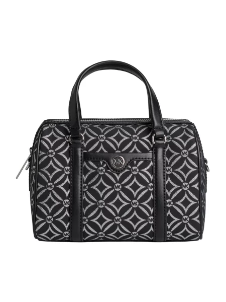 Kompaktowy body Michael Kors żakardowy czarny