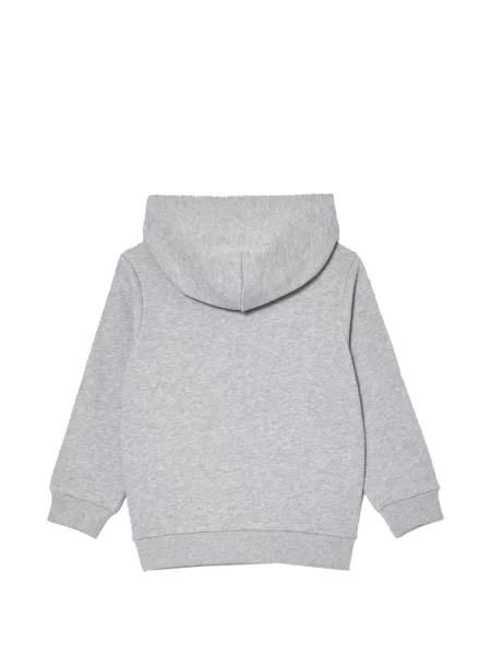 Bluza z kapturem dziecięca Lacoste szara