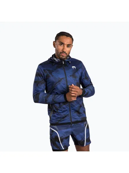Мъжки суитшърт Venum Electron Hoodie navy синьо