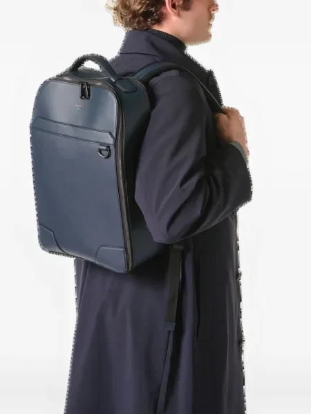Rucsac Lancel din piele albastru