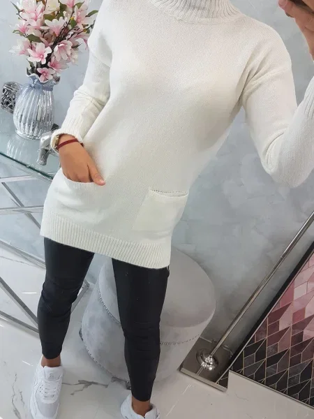 Pulover Kesi cu guler de stand-up