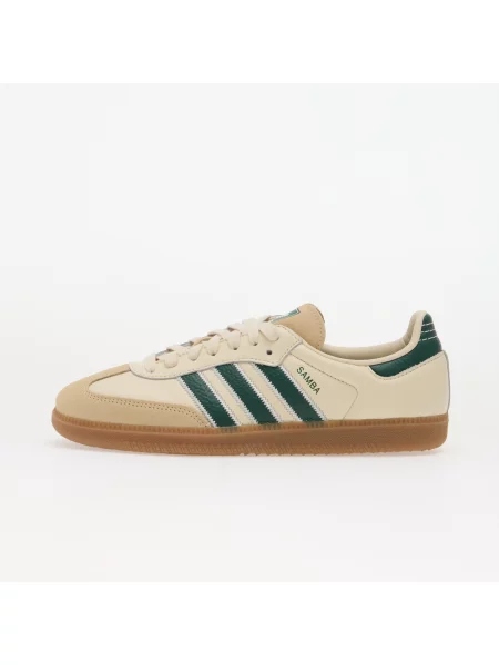 Sneakers adidas Samba OG Cream White/ Collegiate Green/ Gum EUR 45 alb