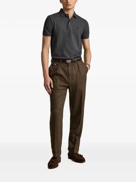 Gulerat pulover Polo Ralph Lauren cu autograf alergare verde
