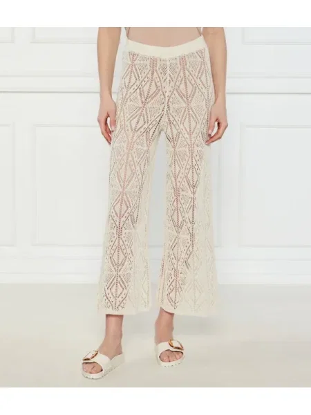 Liu Jo Nadrág | flare fit bézs
