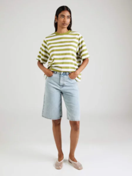 EDITED Tricou Nola verde alb