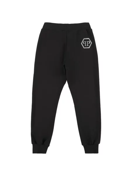 Dětské kalhoty Philipp Plein černé