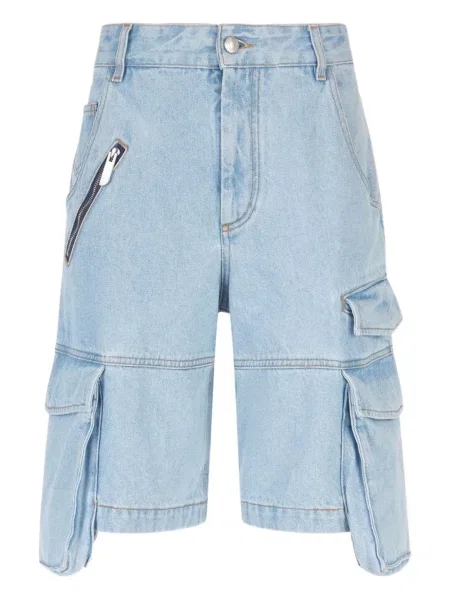 Pantaloni scurți din denim Gcds albastru