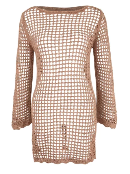 Trendyol Rochie de plaja taupe gri