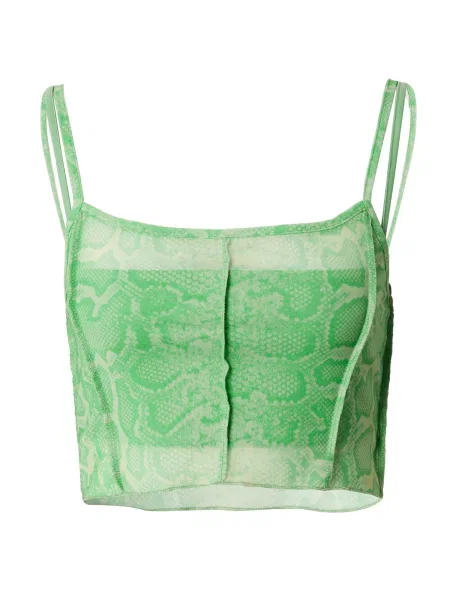 VIERVIER Top Malena măr / deschis verde