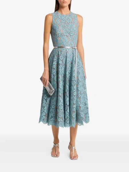 Prugasta odgovarati majica Michael Kors Collection iznad koljena plava