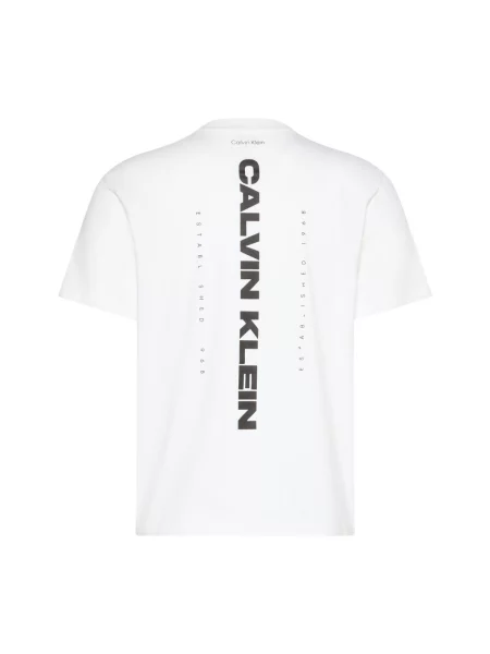 Tricou Calvin Klein Jeans alb