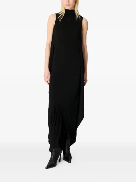 Rochie Marine Serre drapată de costum negru