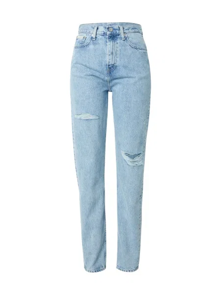Calvin Klein Jeans Blugi Authentic Straight Fit albastru
