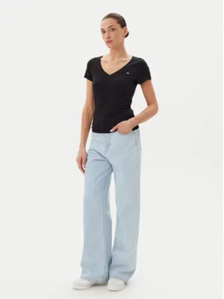 Majica Tommy Jeans črna
