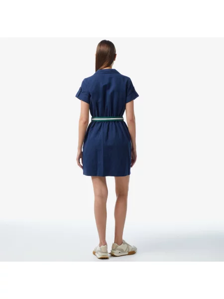 Lacoste Sukienka Lacoste granatowa