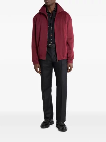 Cămașă Etro de mătase cu model floral negru