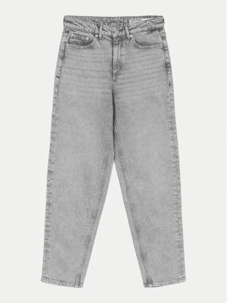 Vero Moda Džínsy Tessa Mom Fit sivá