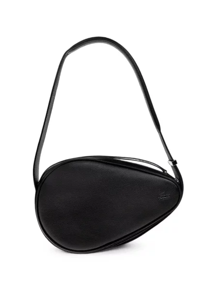 Geantă Lacoste din piele negru