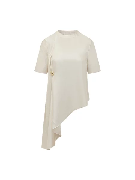 Bluzka Loulou Studio asymetryczna biała