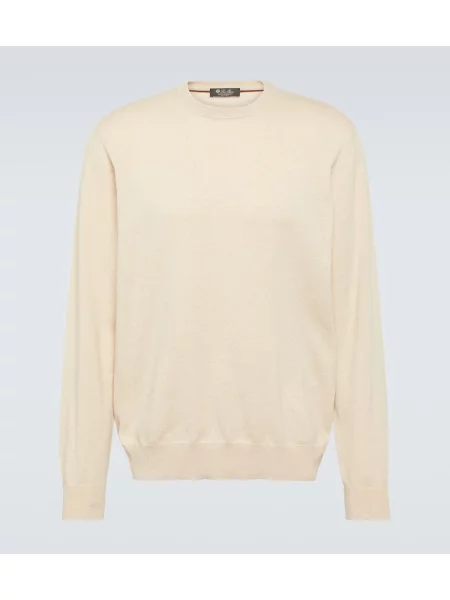 Pulover Loro Piana din cașmir bej