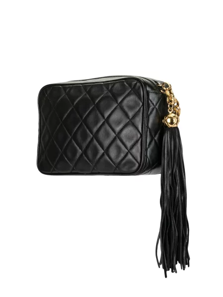 Prošívaná kabelka Chanel Pre-owned černá