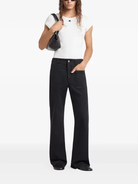 Tricou Courreges alb