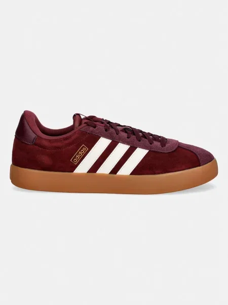 Superge iz semiša adidas VL Court rdeča