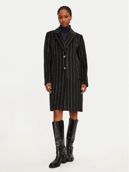 Please Kabát pro přechodné období černá