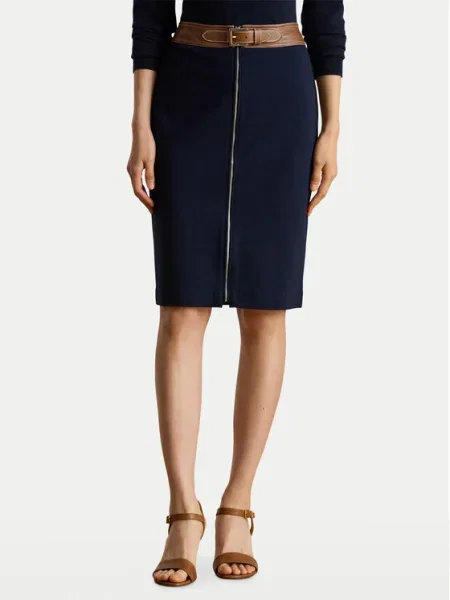 LAUREN RALPH LAUREN Пола тип молив тъмносин