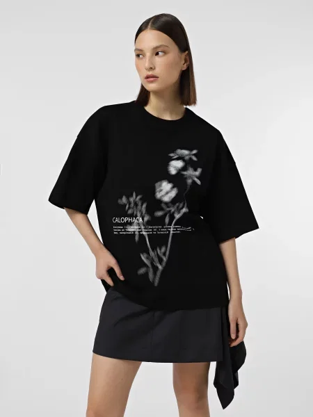 Футболка Genderless X Intertop черная