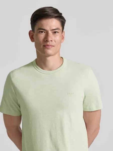 Damski t-shirt o kroju regular fit z czystej bawełny model TEGOOD' Boss Orange