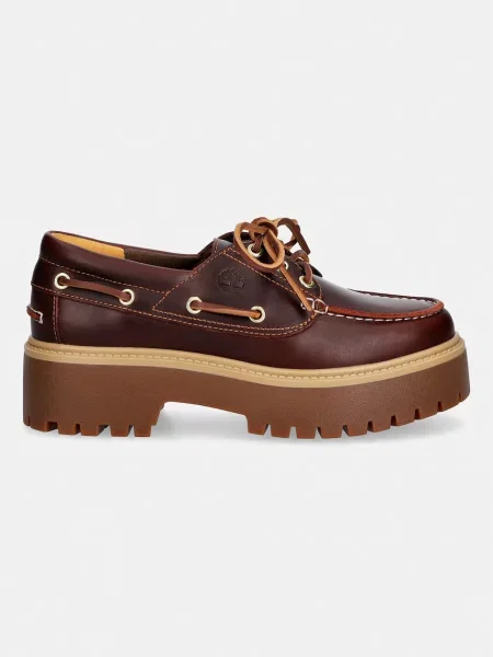 Timberland mocasini cu platformă pentru femei din piele