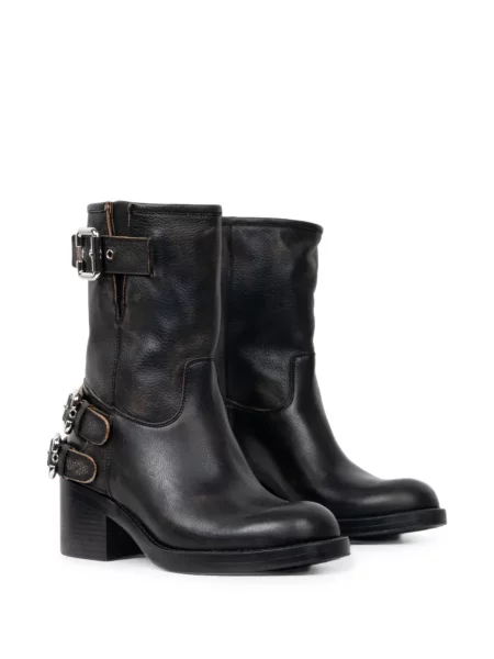 Botine Chloé cu cataramă negru