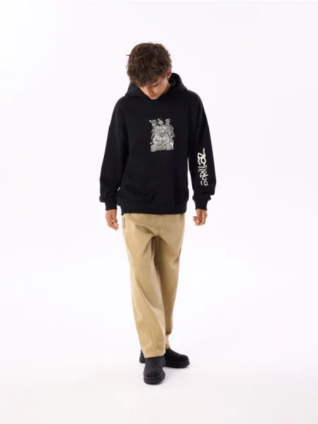 Reserved Pantaloni loose bej