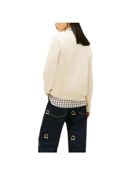 Geacă de blugi Tommy Jeans bej