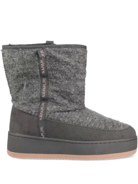 Cizme scurte Napapijri din fleece gri