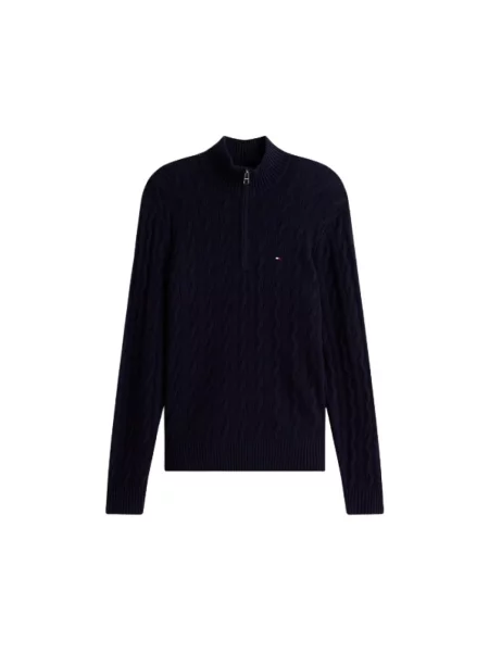 Sweter Tommy Hilfiger niebieski