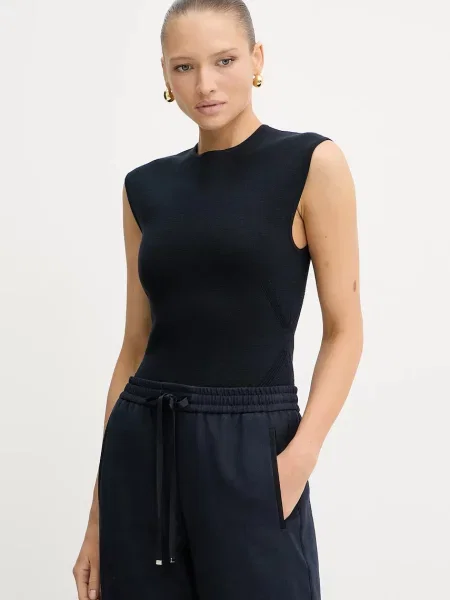 BOSS vestă bleumarin