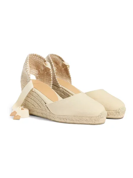 Espadryle Castaner białe