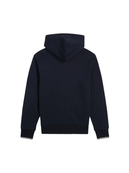 Bluza z kapturem Fred Perry z kapturem niebieska