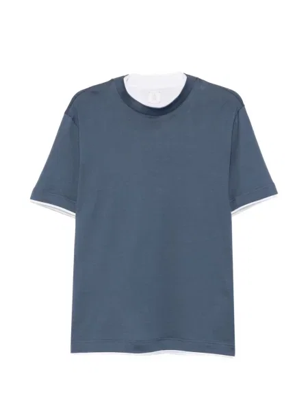 Scurt tricou Eleventy albastru