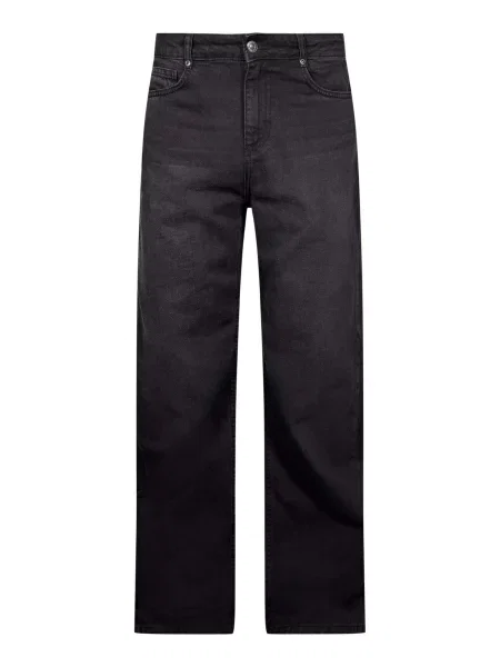 SikSilk Kavbojke denim črn