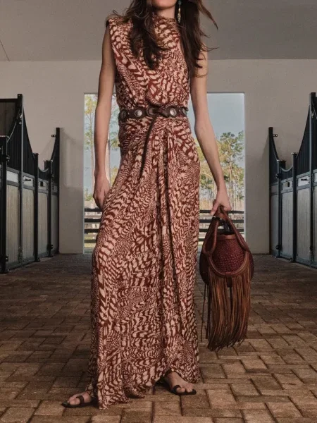 Rochie maxi Johanna Ortiz roșu