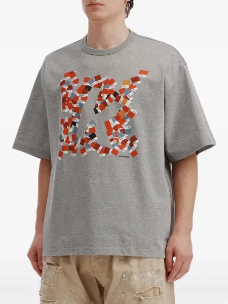 Tricou Kolor cu imagine gri
