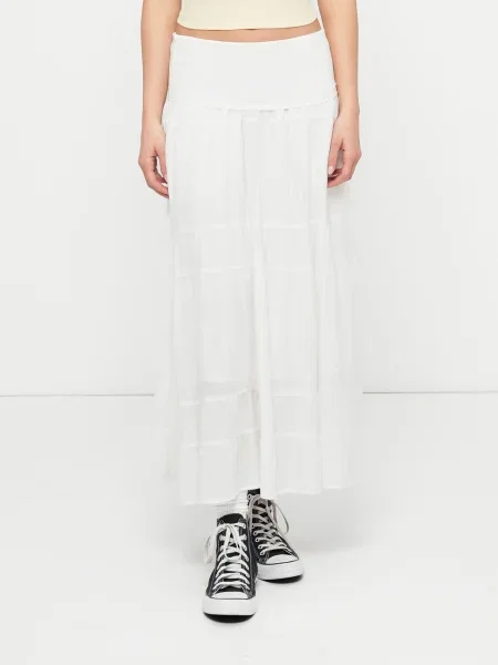 HOLLISTER Fustă alb
