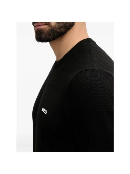 Sweter Boss czarny