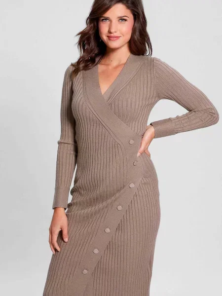 Сукня Guess бежева